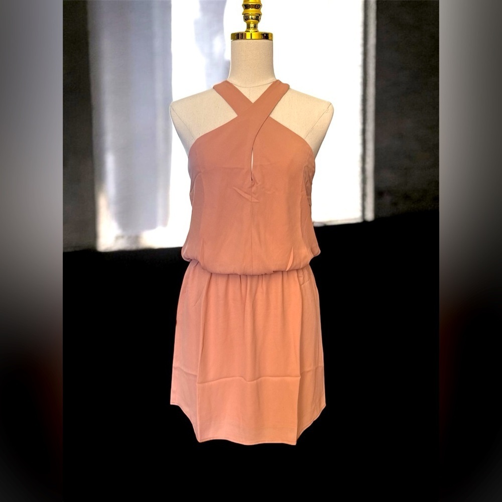 Krisa Front Halter Mini Dress Size Medium